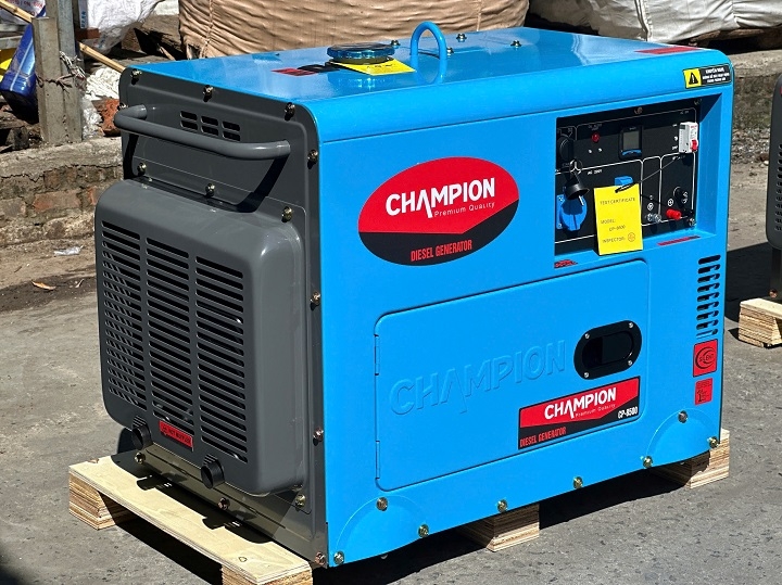 Máy phát điện chạy dầu CHAMPION 7KW CP-8500 cách âm