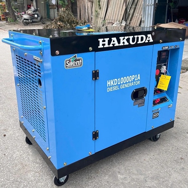 Máy phát điện chạy dầu diesel 10KW HAKUDA HKD10000P1A