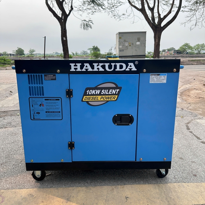 Máy phát điện chạy dầu diesel 10KW HAKUDA HKD10000P3AEP tích hợp 1-3 pha