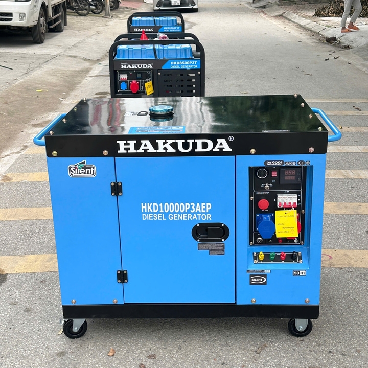 Máy phát điện chạy dầu diesel 10KW HAKUDA HKD10000P3AEP 3 pha