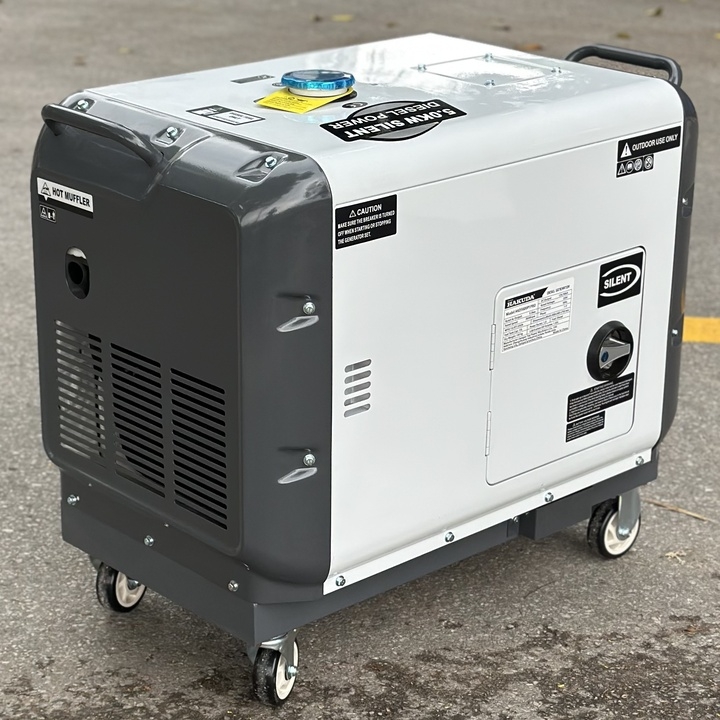 Máy phát điện chạy dầu diesel 5KW HAKUDA HKD5000P1PRO siêu cách âm