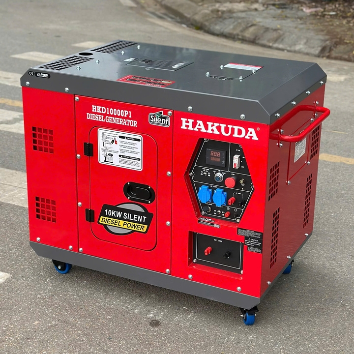Máy phát điện chạy dầu diesel 10KW HAKUDA HKD10000P1