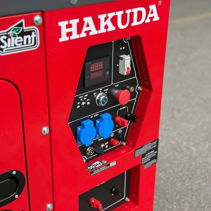 Máy phát điện chạy dầu diesel 10KW HAKUDA HKD10000P1