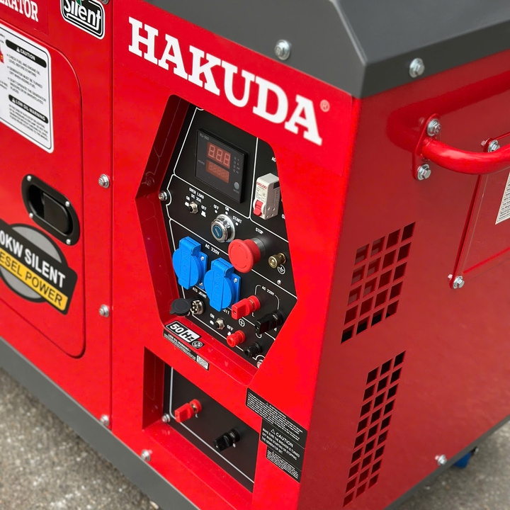 Máy phát điện chạy dầu diesel 10KW HAKUDA HKD10000P1