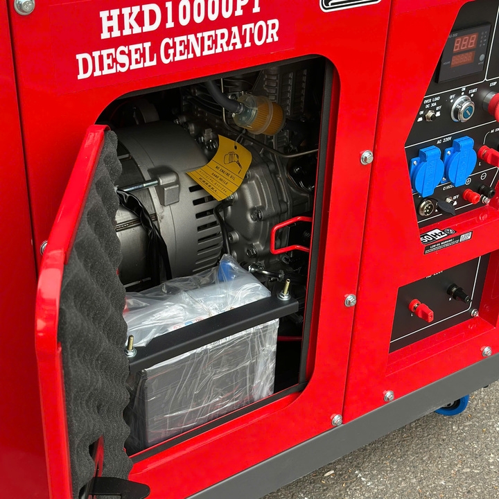 Máy phát điện chạy dầu diesel 10KW HAKUDA HKD10000P1