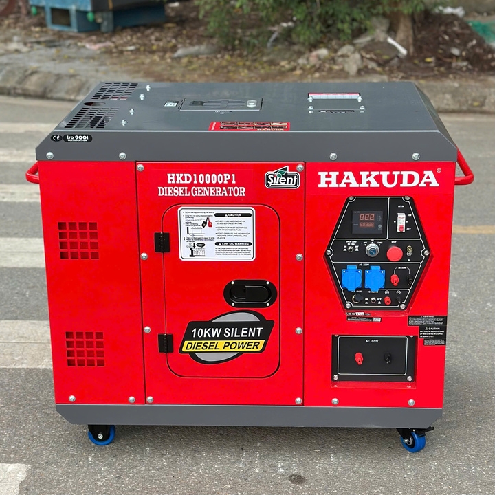 Máy phát điện chạy dầu diesel 10KW HAKUDA HKD10000P1