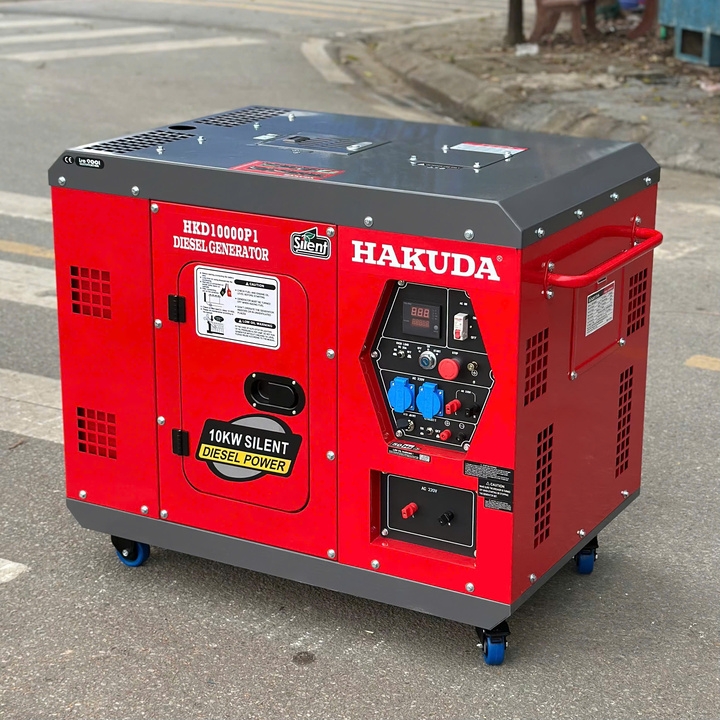 Máy phát điện chạy dầu diesel 10KW HAKUDA HKD10000P1
