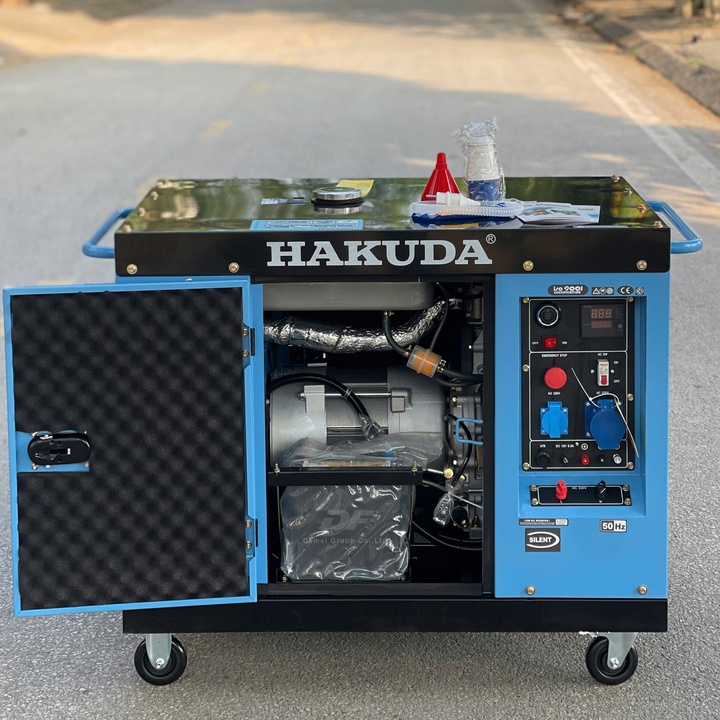 Máy phát điện chạy dầu diesel 10KW HAKUDA HKD10000P1A