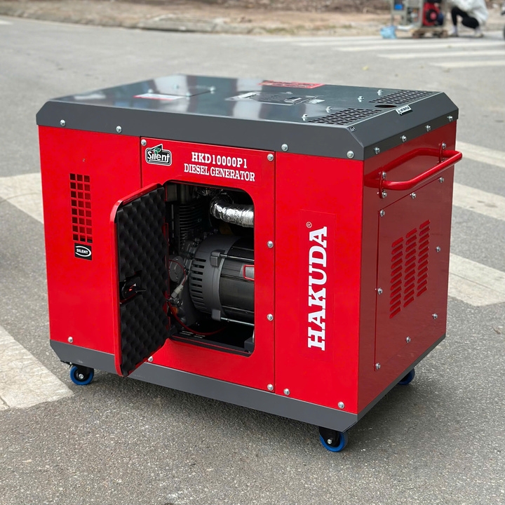 Máy phát điện chạy dầu diesel 10KW HAKUDA HKD10000P1