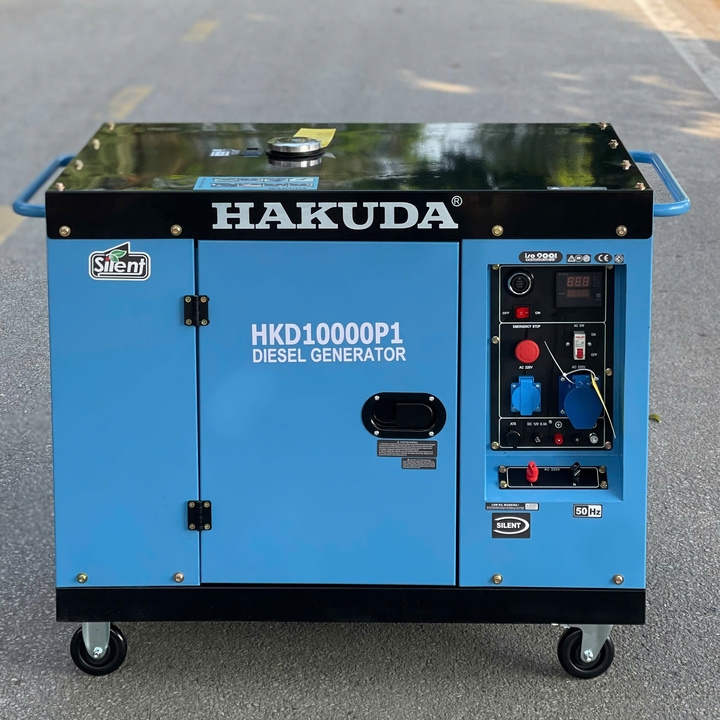 Máy phát điện chạy dầu 10KW HAKUDA HKD10000P1-A đề