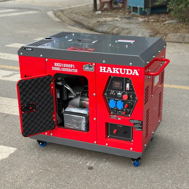 Máy phát điện chạy dầu diesel 10KW HAKUDA HKD10000P1