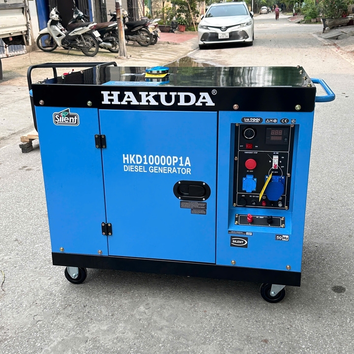 Máy phát điện chạy dầu diesel 10KW HAKUDA HKD10000P1A
