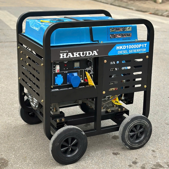 Máy phát điện chạy dầu HAKUDA 10KW HKD10000P1T
