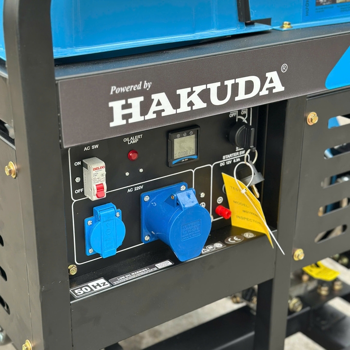 Máy phát điện chạy dầu HAKUDA 10KW HKD10000P1T