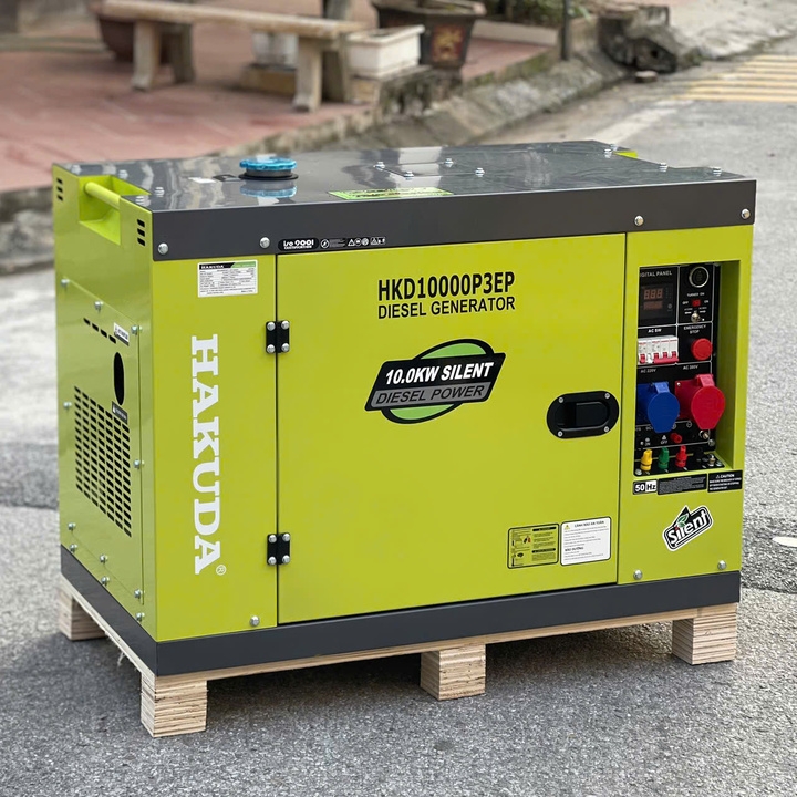 Máy phát điện chạy dầu 10KW HAKUDA HKD10000P3EP 3 Pha
