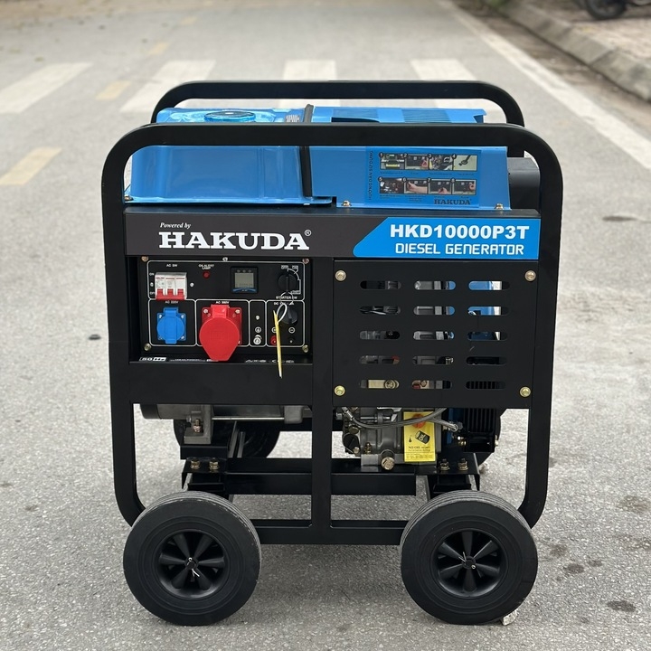 Máy phát điện chạy dầu diesel 10KW HAKUDA HKD10000P3T 3 pha