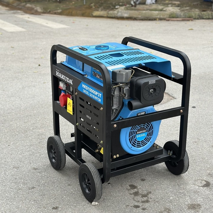 Máy phát điện chạy dầu diesel 10KW HAKUDA HKD10000P3T 3 pha