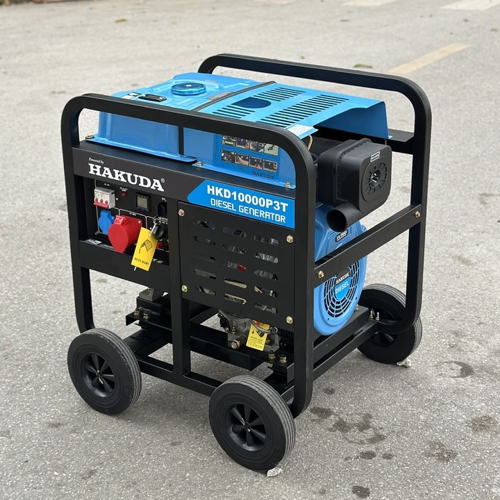 Máy phát điện chạy dầu diesel 10KW HAKUDA HKD10000P3T 3 pha