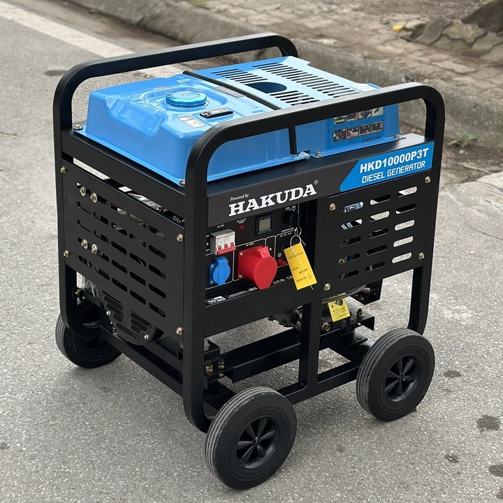 Máy phát điện chạy dầu diesel 10KW HAKUDA HKD10000P3T 3 pha