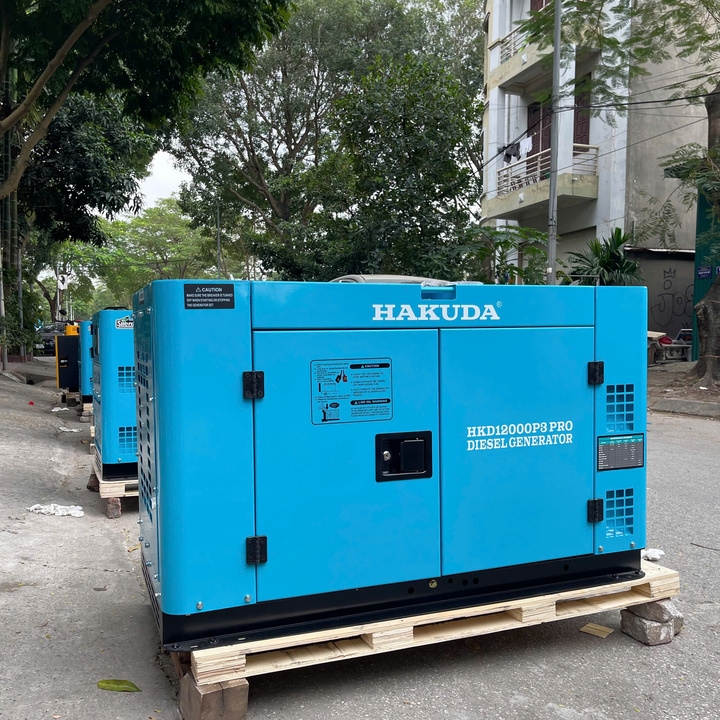 Máy phát điện chạy dầu HAKUDA HKD12000P3PRO 12KW siêu cách âm