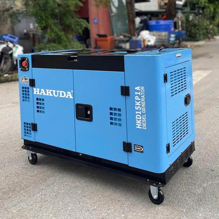 Máy phát điện chạy dầu 15KW HAKUDA HKD15KP1A chống ồn