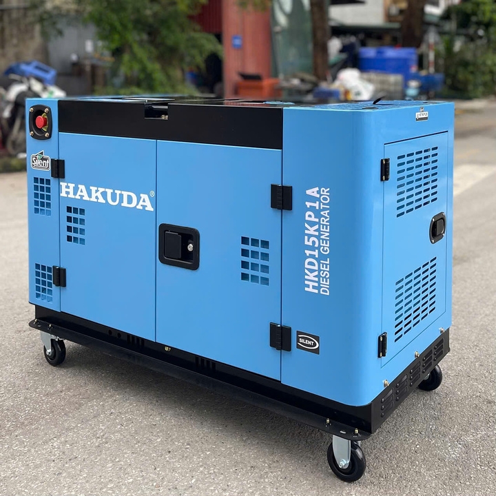 Máy phát điện chạy dầu 15KW HAKUDA HKD15KP1A chống ồn