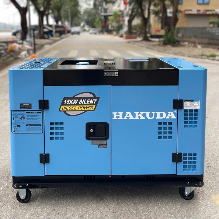 Máy phát điện chạy dầu 15KW HAKUDA HKD15KP1A chống ồn