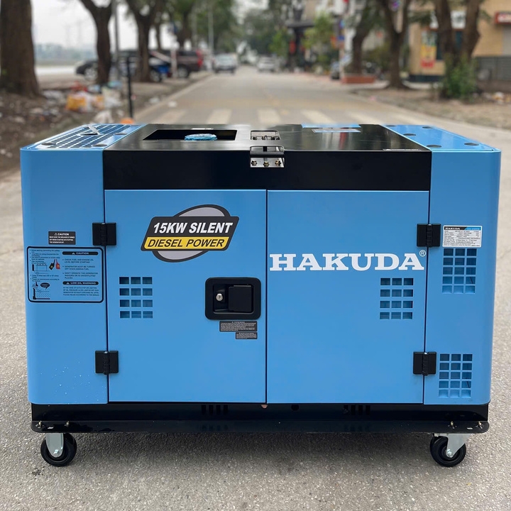 Máy phát điện chạy dầu 15KW HAKUDA HKD15KP1A chống ồn