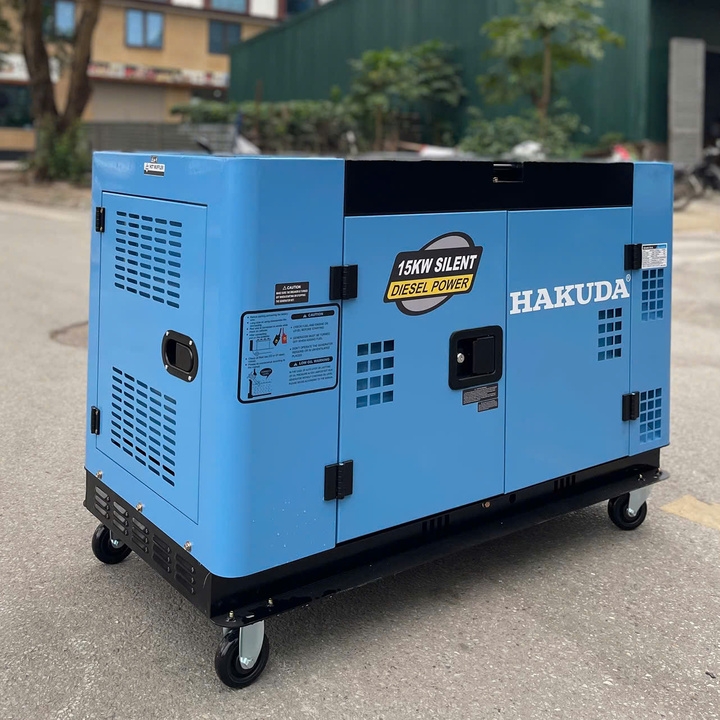 Máy phát điện chạy dầu 15KW HAKUDA HKD15KP1A chống ồn