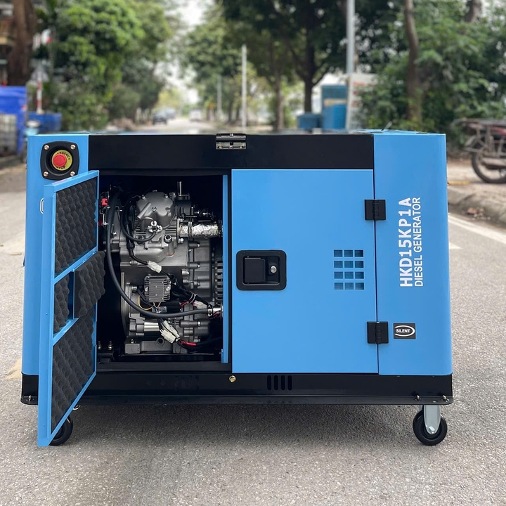 Máy phát điện chạy dầu 15KW HAKUDA HKD15KP1A chống ồn