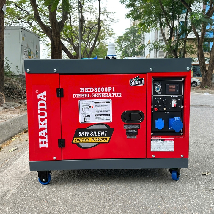 Máy phát điện chạy dầu diesel 8KW HAKUDA HKD8000P1