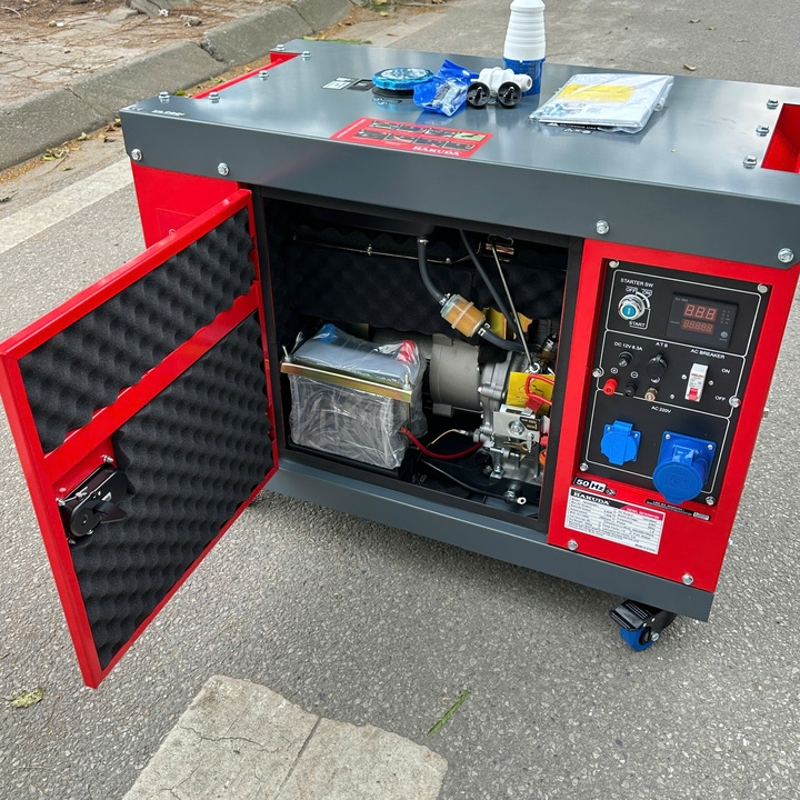 Máy phát điện chạy dầu diesel 8KW HAKUDA HKD8000P1