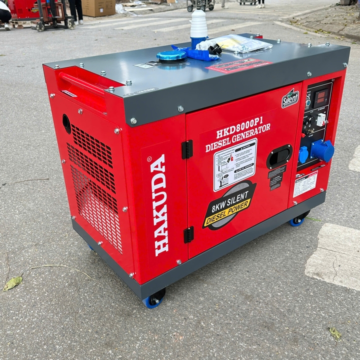 Máy phát điện chạy dầu diesel 8KW HAKUDA HKD8000P1