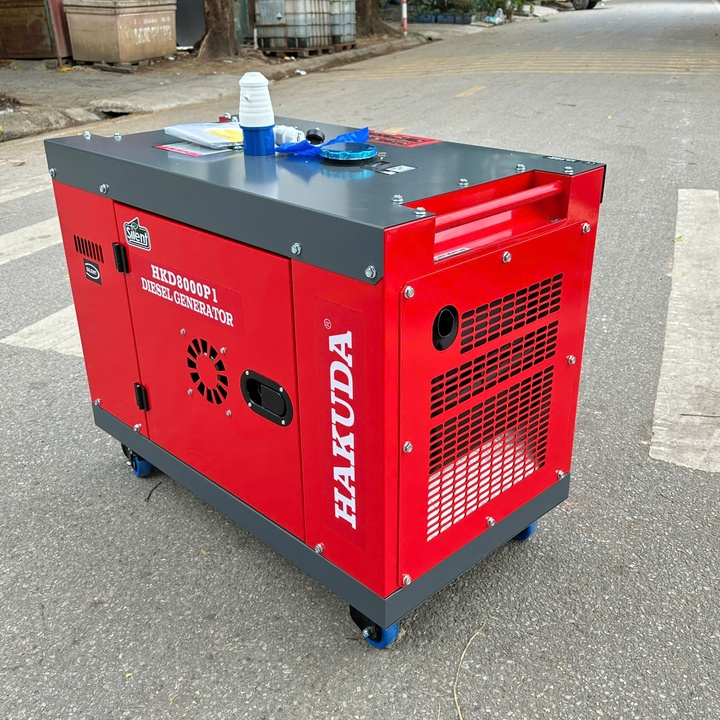 Máy phát điện chạy dầu diesel 8KW HAKUDA HKD8000P1