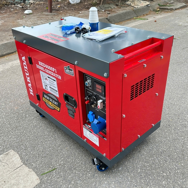Máy phát điện chạy dầu diesel 8KW HAKUDA HKD8000P1