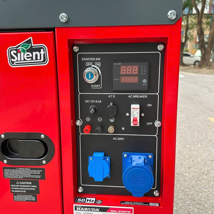 Máy phát điện chạy dầu diesel 8KW HAKUDA HKD8000P1