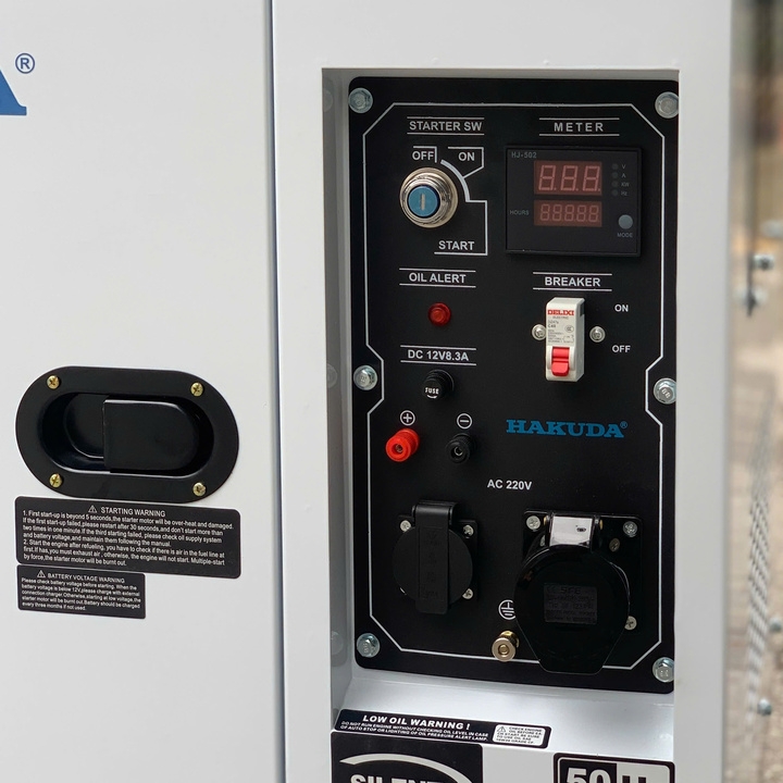 Máy phát điện chạy dầu diesel 8KW HAKUDA HKD8500P1PRO siêu êm