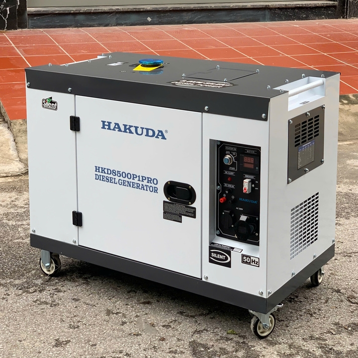 Máy phát điện chạy dầu diesel 8KW HAKUDA HKD8500P1PRO siêu êm