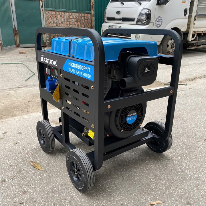 Máy phát điện chạy dầu diesel HAKUDA 8KW HKD8500P1T có đề
