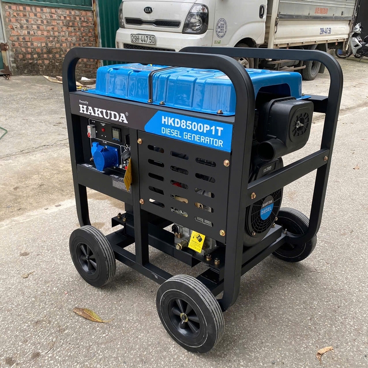 Máy phát điện chạy dầu diesel HAKUDA 8KW HKD8500P1T có đề