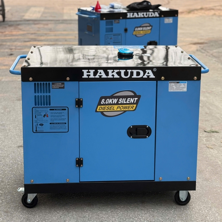 Máy phát điện chạy dầu diesel 8KW HAKUDA HKD8500P3A 3 pha