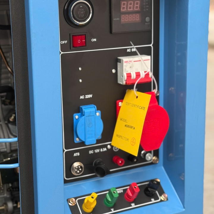 Máy phát điện chạy dầu diesel 8KW HAKUDA HKD8500P3A 3 pha