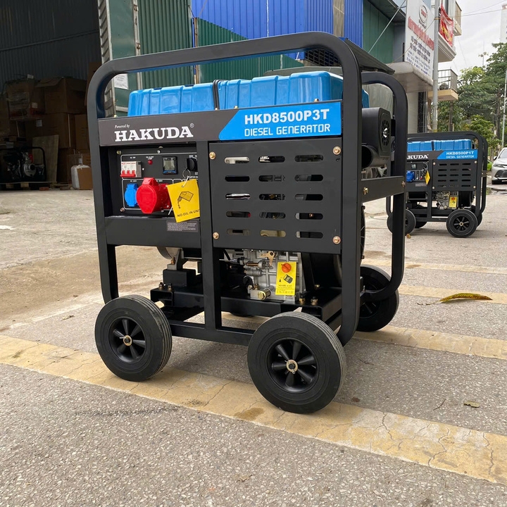 Máy phát điện chạy dầu HAKUDA 8KW HKD8500P3T 3 pha