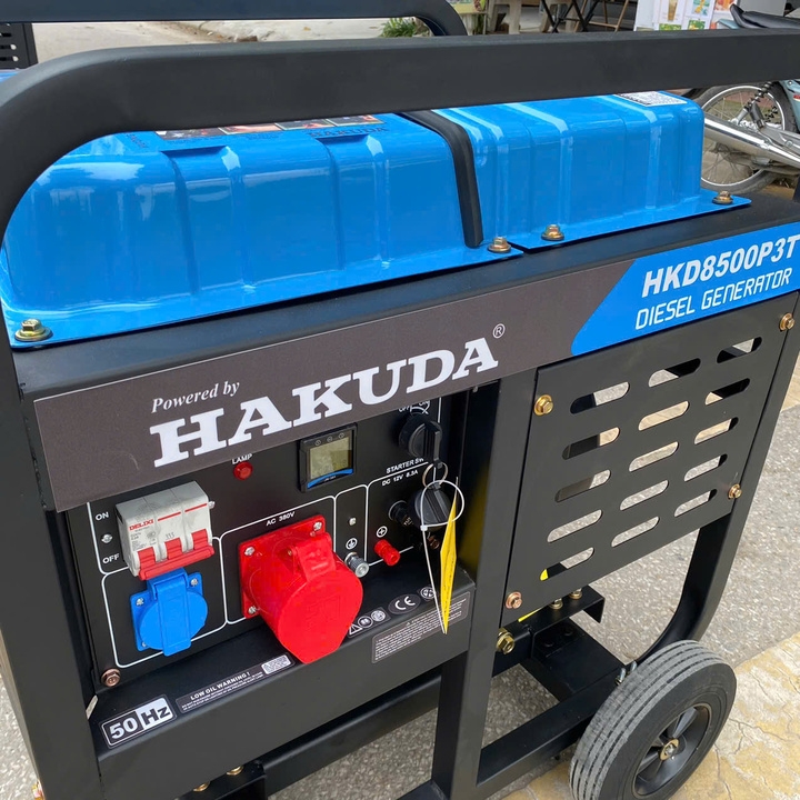 Máy phát điện chạy dầu HAKUDA 8KW HKD8500P3T 3 pha