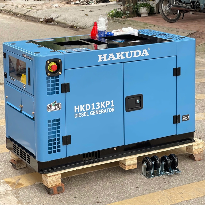 Máy phát điện chạy dầu HAKUDA HKD13KP1 12KW chống ồn