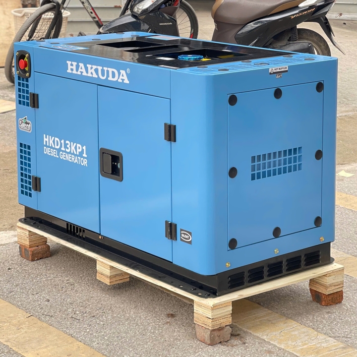 Máy phát điện chạy dầu HAKUDA HKD13KP1 12KW chống ồn
