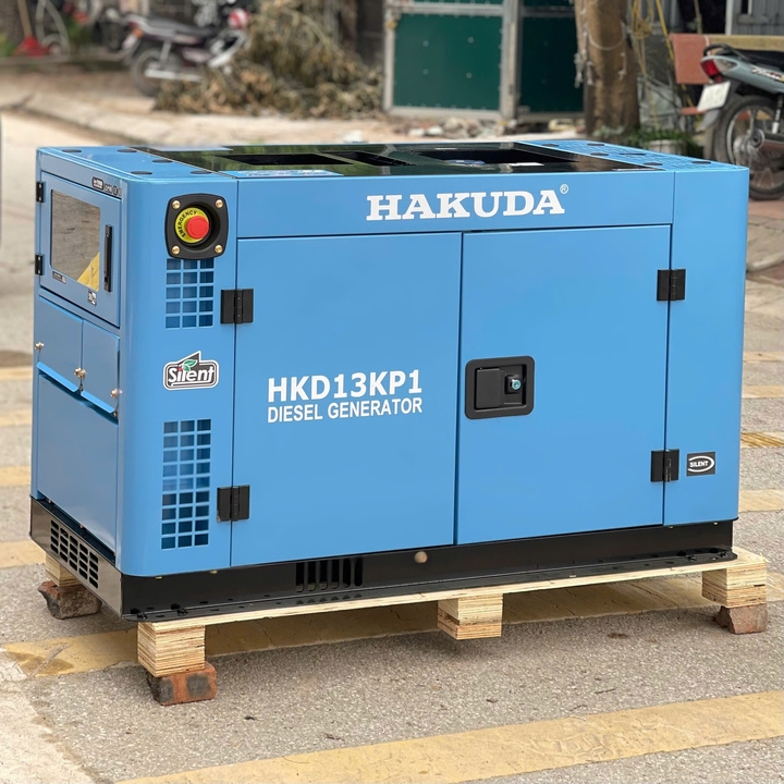Máy phát điện chạy dầu HAKUDA HKD13KP1 12KW chống ồn