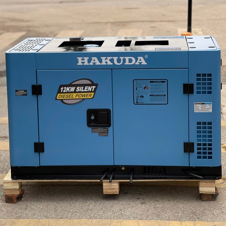 Máy phát điện chạy dầu HAKUDA HKD13KP1 12KW chống ồn