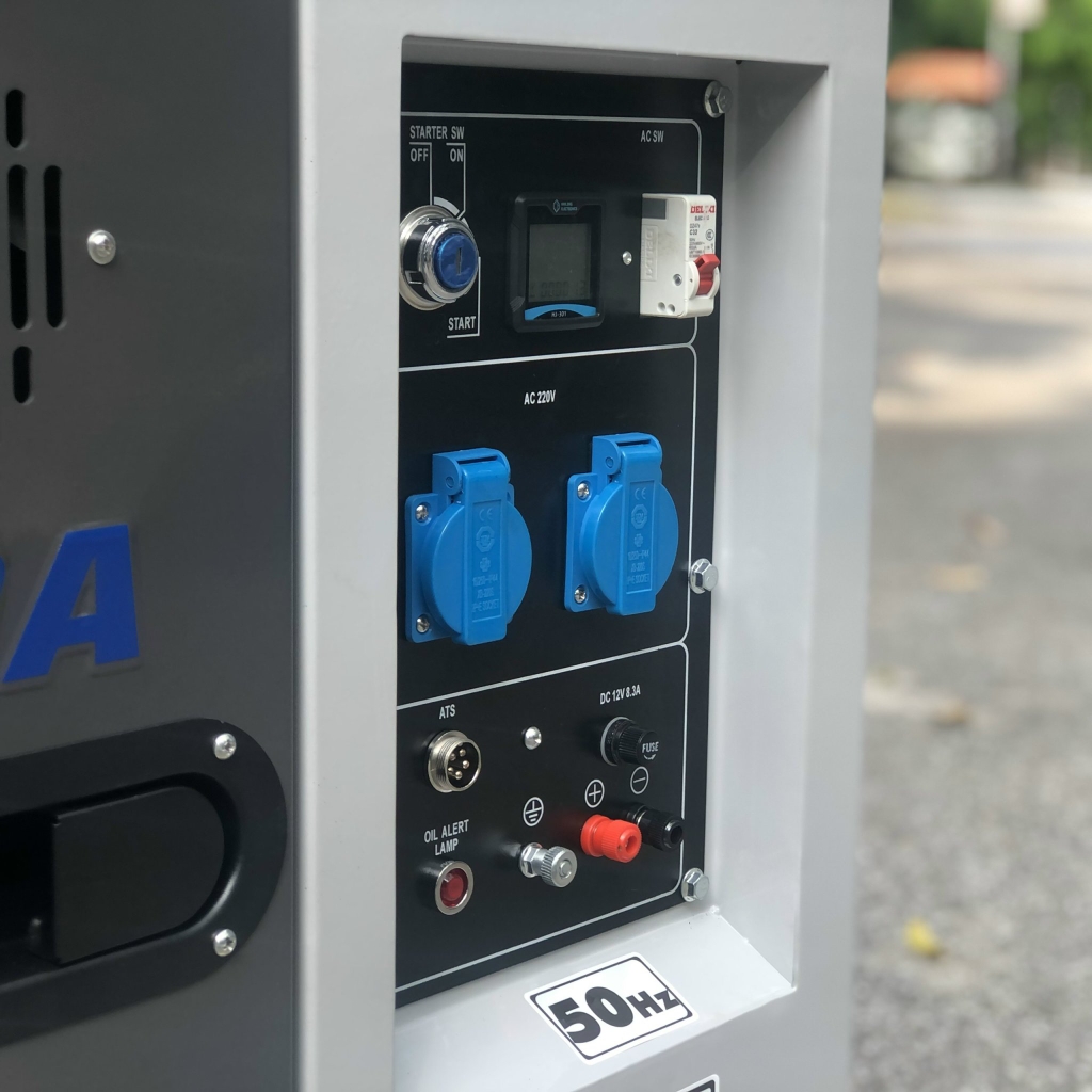 Máy phát điện chạy dầu HUSPANDA 7KW HD8600S siêu chống ồn