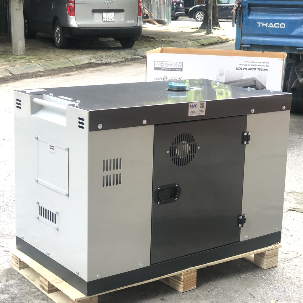 Máy phát điện chạy dầu HUSPANDA 7KW HD8600S siêu chống ồn